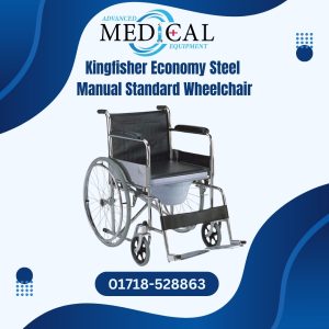 Chrome Steel Manual Wheelchair